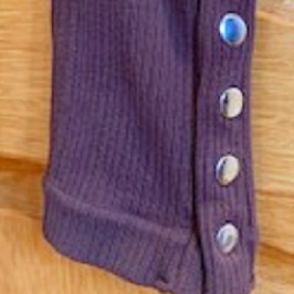 Poof High Waist Ankle-Snap Leggings Cotton Blend - Picture 5 of 8